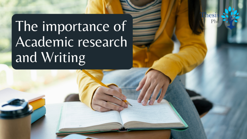 meaning of academic research and writing